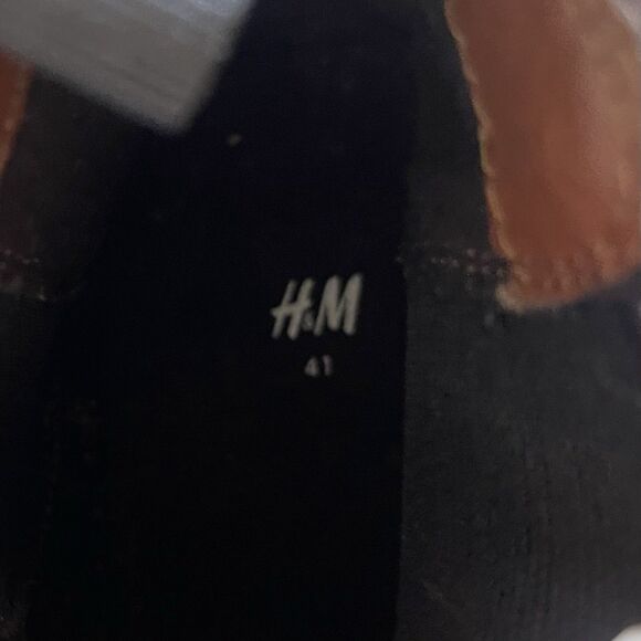 H&M Men’s Dark Brown Faux Suede Ankle Chelsea Pull On Boots Size 8.5 - Picture 10 of 10